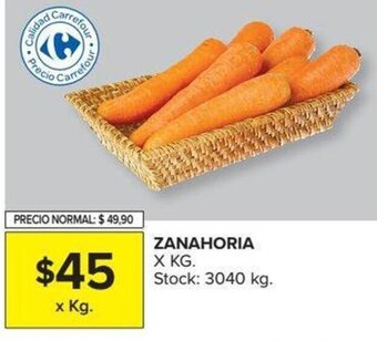 Carrefour Zanahoria oferta