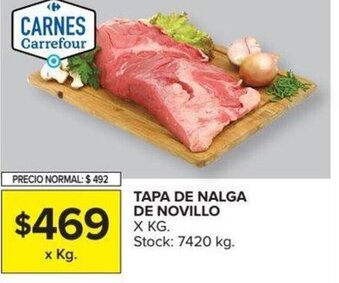 Carrefour Tapa de Nalga de Novillo oferta