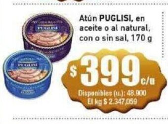 Cooperativa Obrera Atún Puglisi oferta