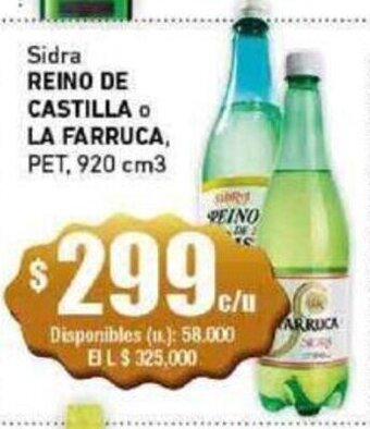 Sidra Reino de Castilla o La Farruca