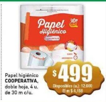 Cooperativa Obrera Papel Higiénico Cooperativa oferta