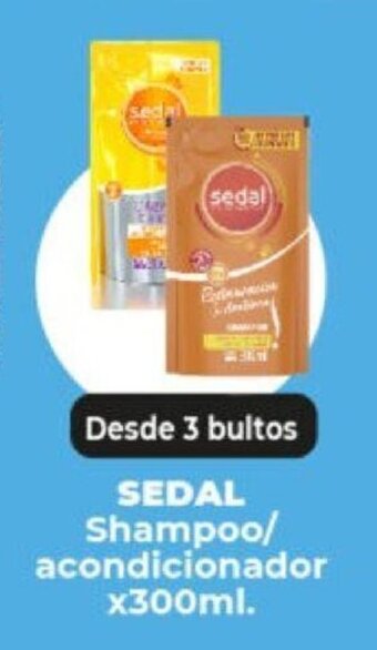 Supermayorista Vital Sedal Shampoo/Acondicionador x300ml oferta
