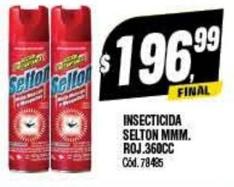 Supermercados Yaguar Insecticida Selton MMM. Roj. 360cc oferta