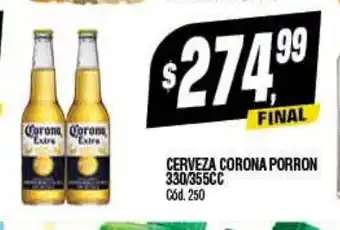 Supermercados Yaguar Cerveza Corona Porron 330/355cc oferta