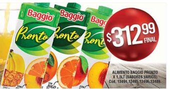 Supermercados Yaguar Alimento Baggio Pronto x 1.5Lt oferta