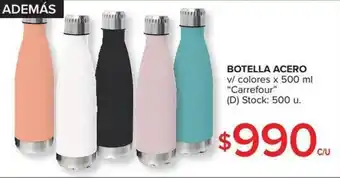Carrefour Carrefour Botella Acero 500ml oferta