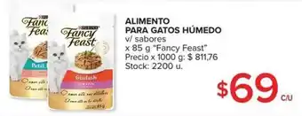 Carrefour Fancy Feast Alimento para Gatos Húmedo 85g oferta