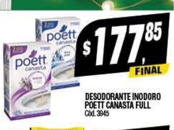 Supermercados Yaguar Desodorante Inodoro Poett Canasta Full oferta