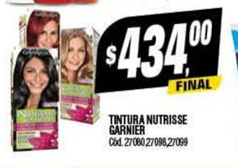 Supermercados Yaguar Tintura Nutrisse Garnier oferta