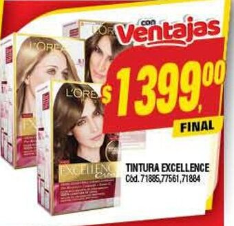 Supermercados Yaguar Tintura Excellence oferta