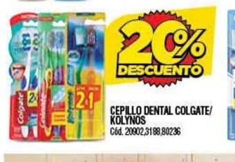 Supermercados Yaguar Cepillo Dental Colgate / Kolynos oferta