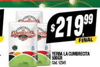 Supermercados Yaguar Yerba La Cumbrecita 500gr oferta