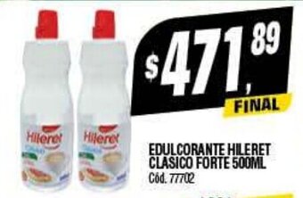 Supermercados Yaguar Edulcorante Hileret Clasico Forte 500ml oferta