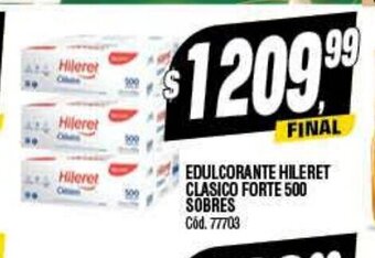 Supermercados Yaguar Edulcorante Hileret Clasico Forte 500 Sobres oferta