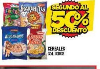 Supermercados Yaguar Cereales oferta