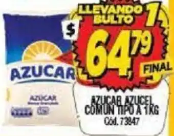 Supermercados Yaguar Azucar Azucel Comun Tipo A 1KG oferta