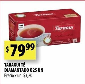 Punto Mayorista Té taraguí x 25un oferta