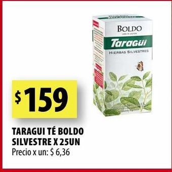 Punto Mayorista Té taraguí x 25un oferta