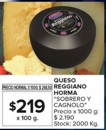 Carrefour Maxi Queso reggiano sobrero y cagnold 100g oferta