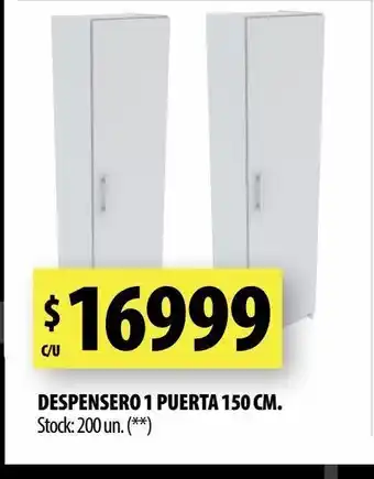 Punto Mayorista Despensero 1 puerta 150cm oferta