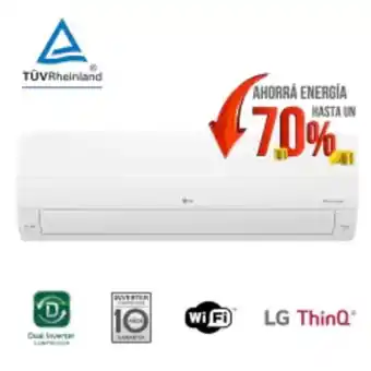 Maitess Aire acondicionado split 5275w f/c lg s4w18kl31a dual inverter wifi oferta