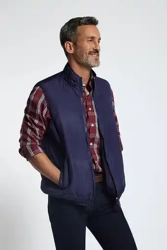 Macowens Chaleco de microfibra azul marino oferta