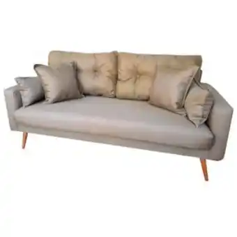 Oscar Barbieri Sofá 2 cuerpos donnet chicago beige claro oferta