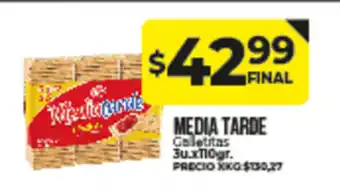 Supermayorista Vital Media tarde Galetitas 3u x 110g oferta