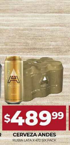 Supermercados Tadicor Cerveza Andes oferta