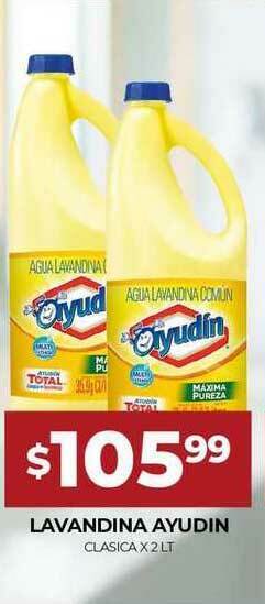 Supermercados Tadicor Lavadina Ayudin x 2lt oferta