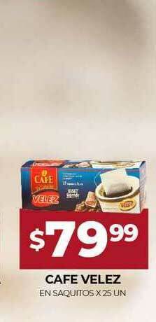 Supermercados Tadicor Cafe Velez x 25un oferta