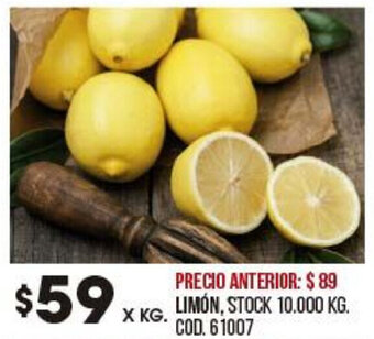 Coto Limón oferta
