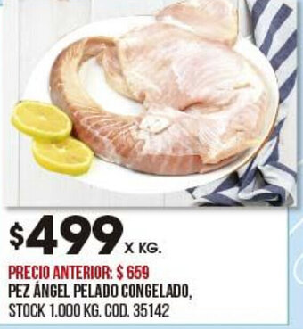 Coto Pez Angel Pelado Congelado oferta