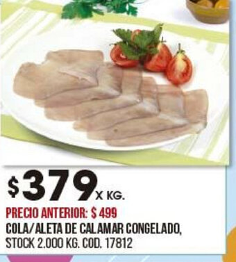 Coto Cola/Aleta De Calamar Congelado oferta