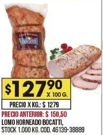 Coto Lomo Horneado Bocatti oferta