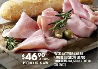 Coto Fiambre Marca x 100g oferta