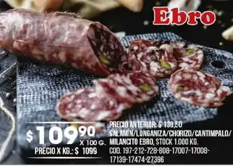 Coto Salami/Longaniza/Chorizo/Cantimpalo x 100g oferta