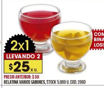 Coto Gelatina Varios Sabores oferta