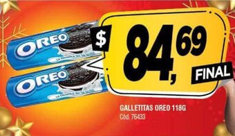 Supermercados Yaguar Galletitas Oreo 118g oferta