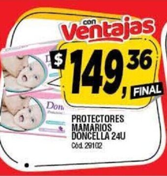 Supermercados Yaguar Protectores Mamarios Doncella 24u oferta