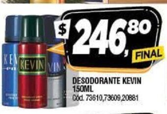 Supermercados Yaguar Desodorante Kevin 150ml oferta