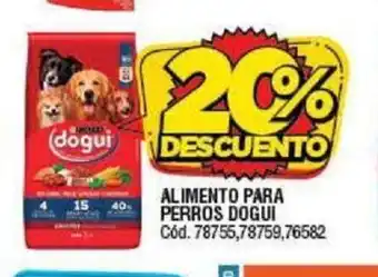 Supermercados Yaguar Alimento Para Perros Dogui oferta