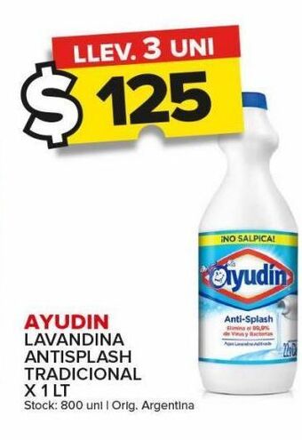 Carrefour Maxi Lavandina ayudin x 1l oferta