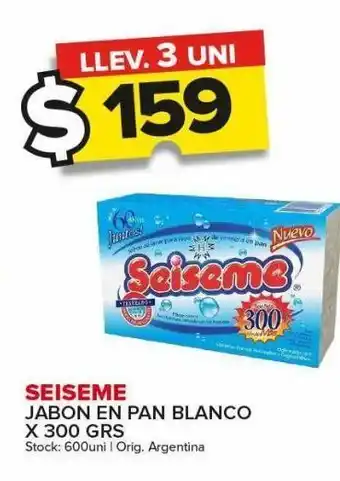 Carrefour Maxi Jabón en pan seiseme x 300g oferta