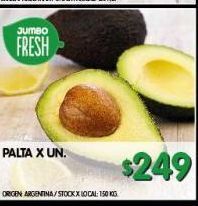 Jumbo Palta x un oferta