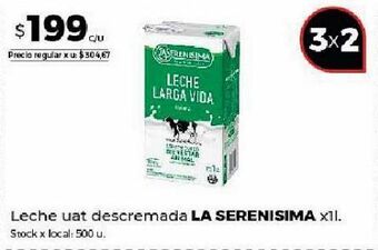 Disco Leche la serenísima x 1l oferta