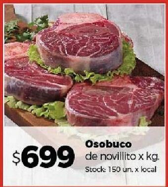 Disco Osobuco de novillito x kg oferta