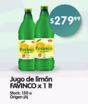 Supermercados Buenos Días Jugo de Limón Favinco x 1lt oferta