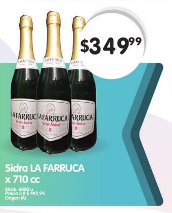 Supermercados Buenos Días Sidra la Farruca x 710cc oferta