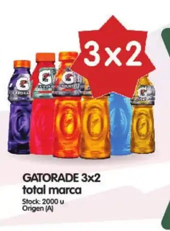 Supermercados Buenos Días Gatorade 3x2 Total Marca oferta